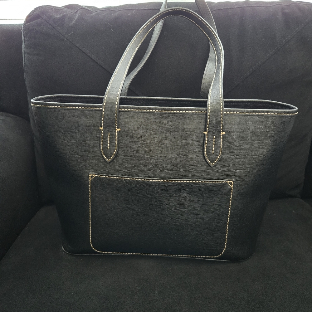 Dooney & Bourke Black Tote - Picture 2 of 10